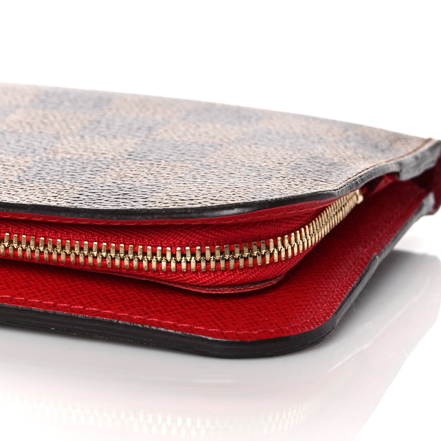 Louis Vuitton Damier Ebene Insolite Wallet Rouge 9 of 10