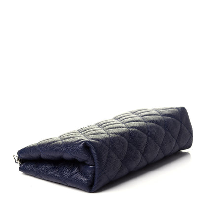 Chanel Caviar Quilted Small Pouch Navy 4 of 11