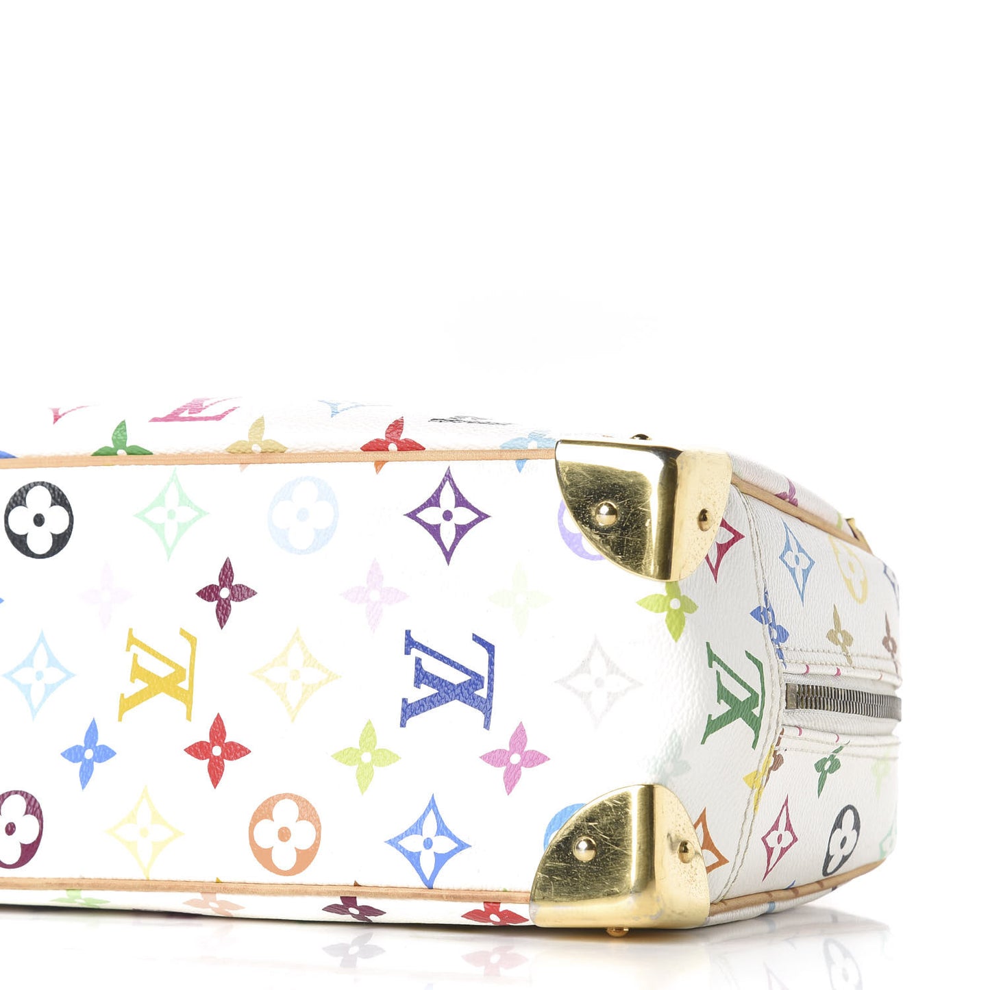Monogram Multicolor Trouville White