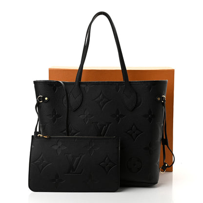Louis Vuitton Empreinte Monogram Giant Neverfull MM Black 11 of 11