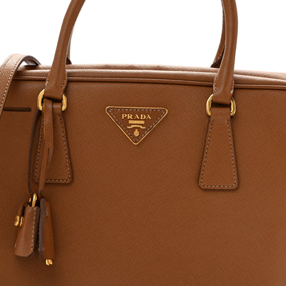 Prada Saffiano Lux Bauletto Caramel 7 of 12