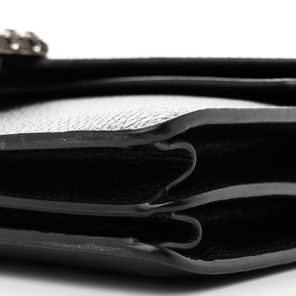 Gucci Pebbled Calfskin Small Dionysus Shoulder Bag Black 11 of 14