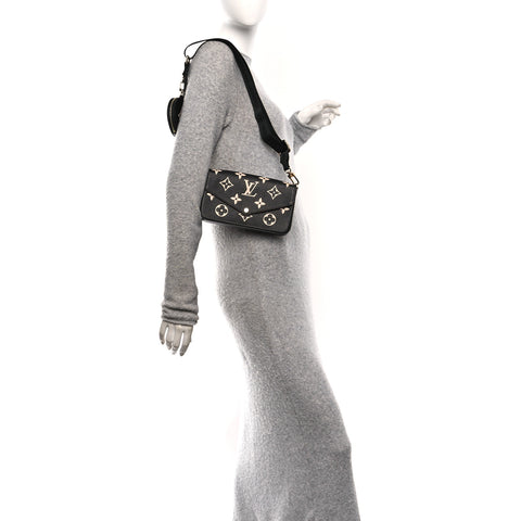 Empreinte Monogram Giant Felicie Pochette Black Beige