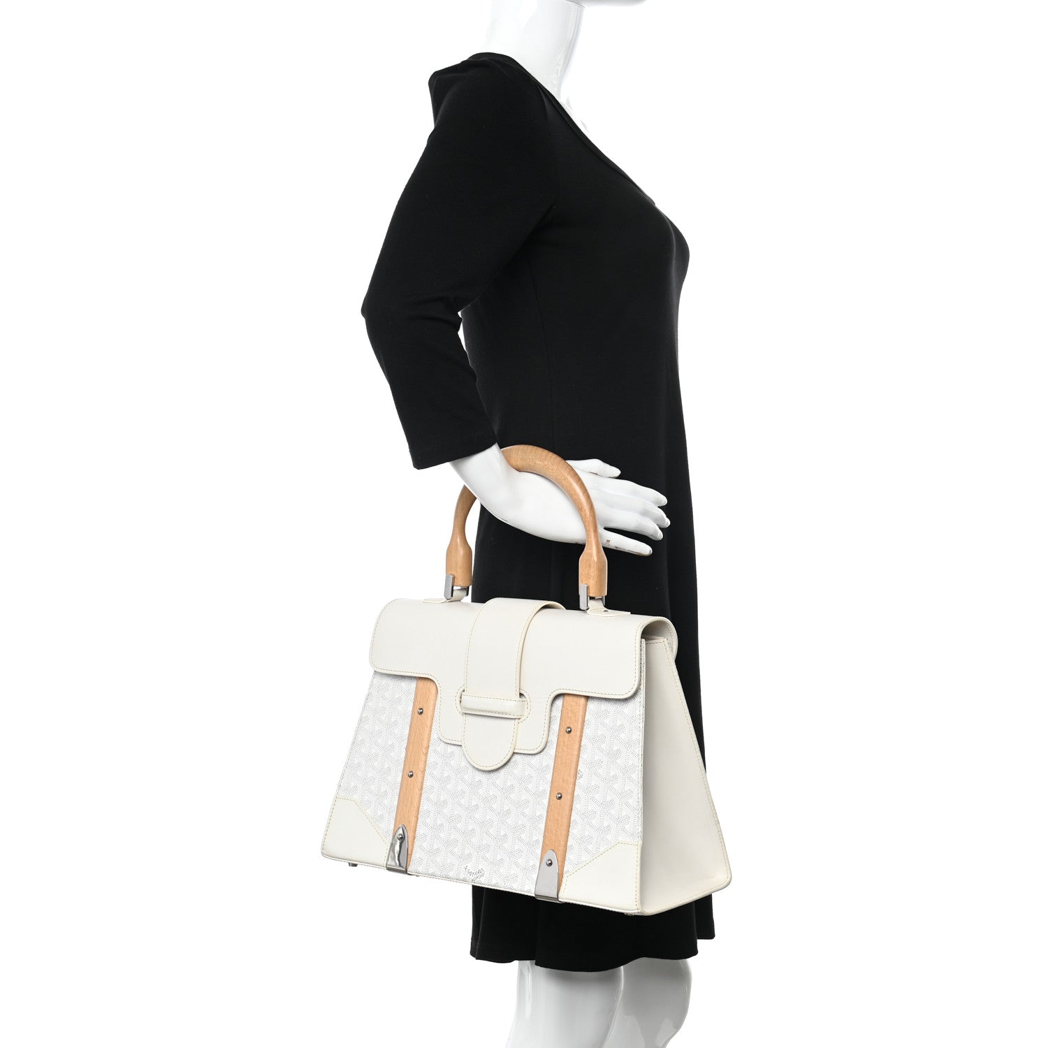 Goyard Goyardine Saigon MM White 2 of 9