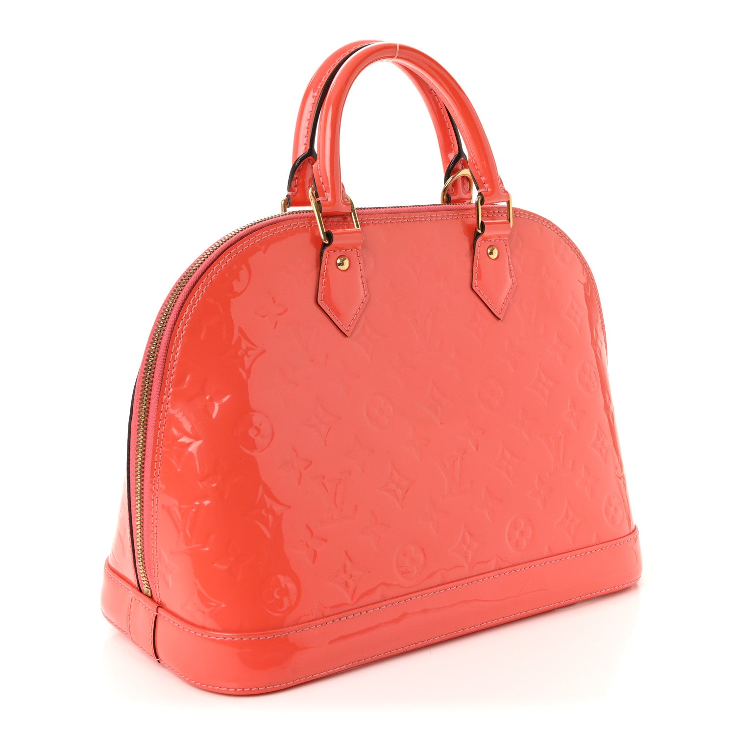 Louis Vuitton Vernis Alma PM Rose Litchi 3 of 9