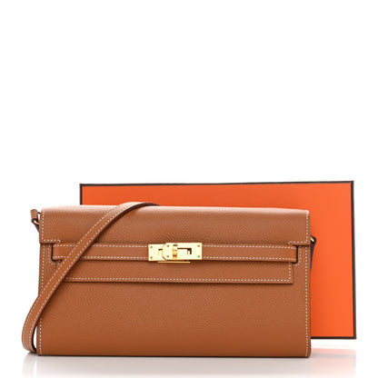 Hermes Epsom Kelly Wallet To Go Gold 10 of 10