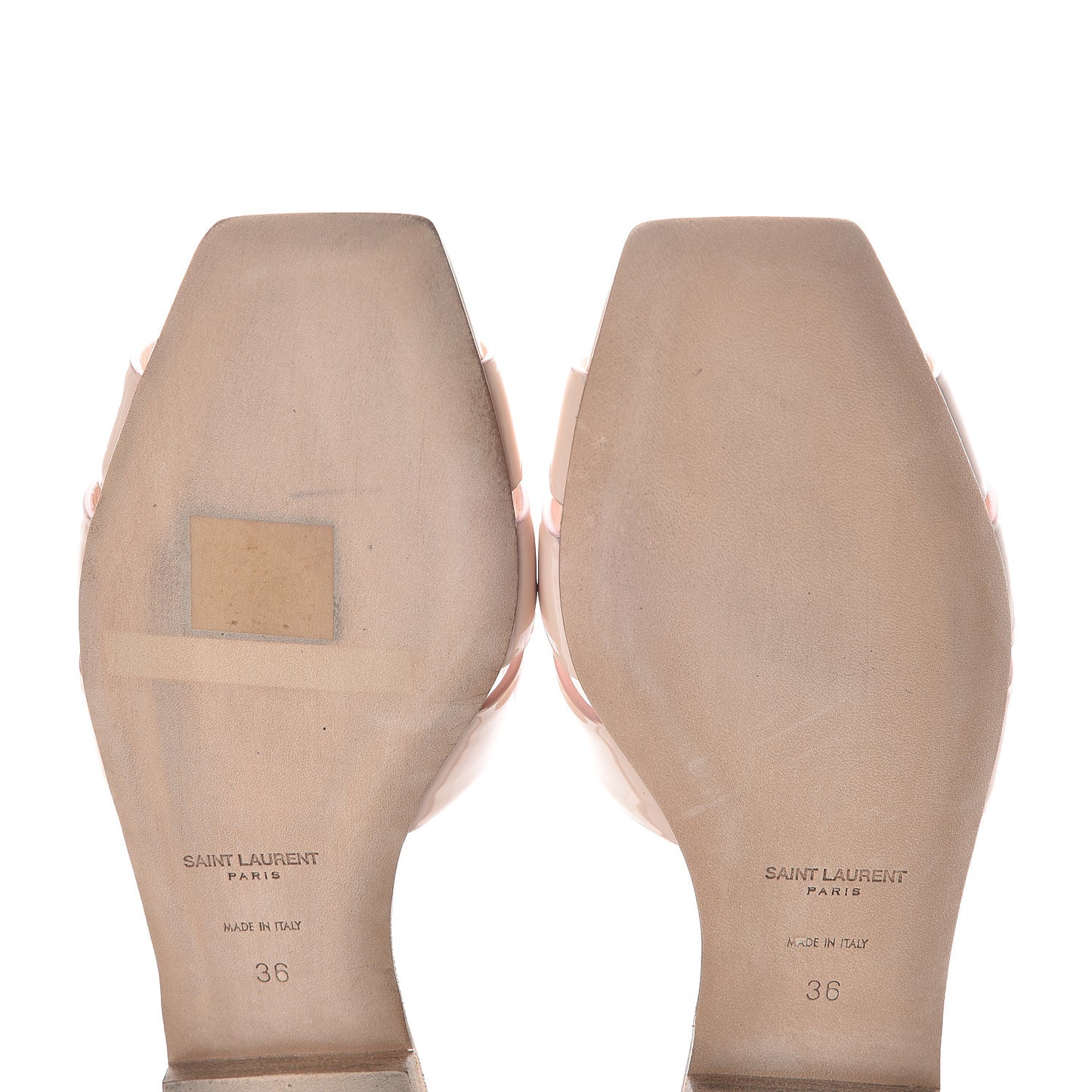 Patent Tribute 05 Slide Sandals 36 Egg Shell