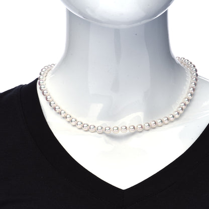 Mikimoto Sterling Silver Akoya Pearl 6.5-7mm Strand Necklace 18 2 of 6