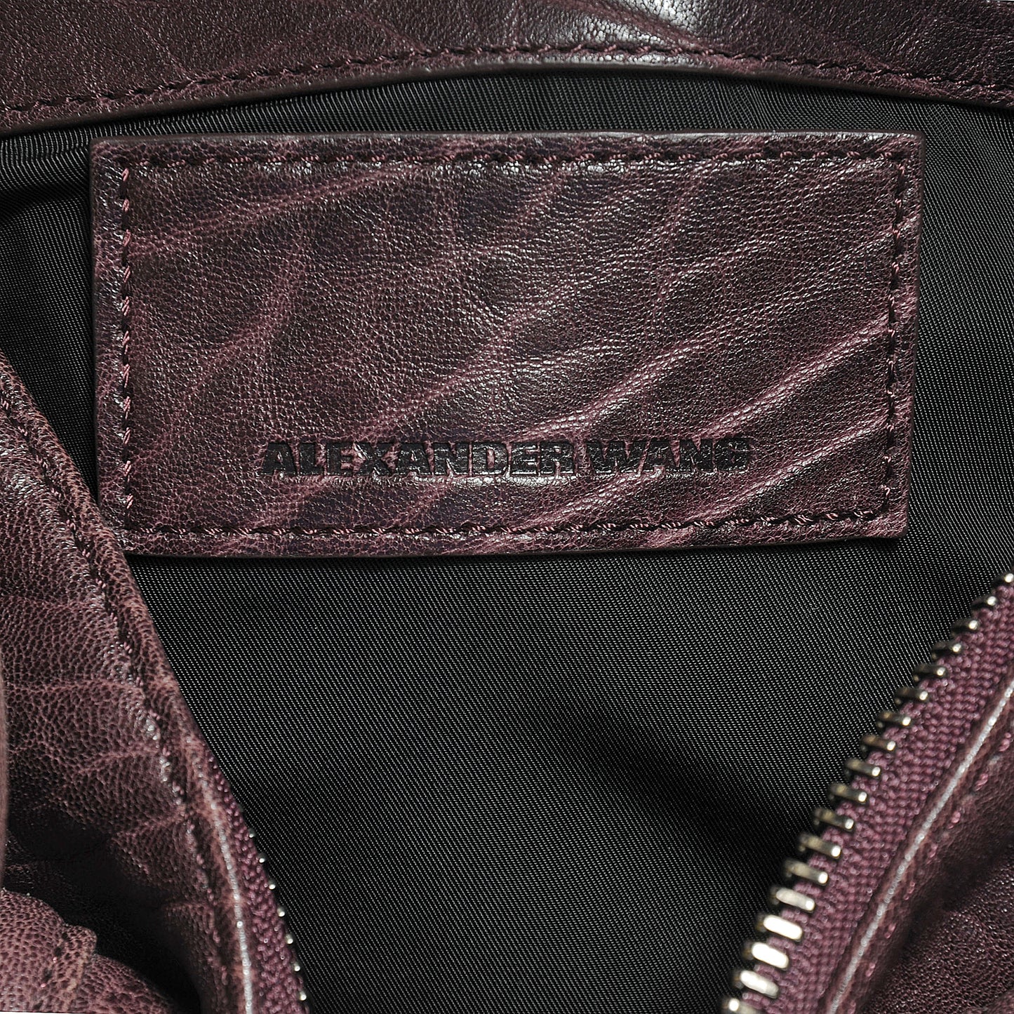 Pebbled Lambskin Rocco Iodine