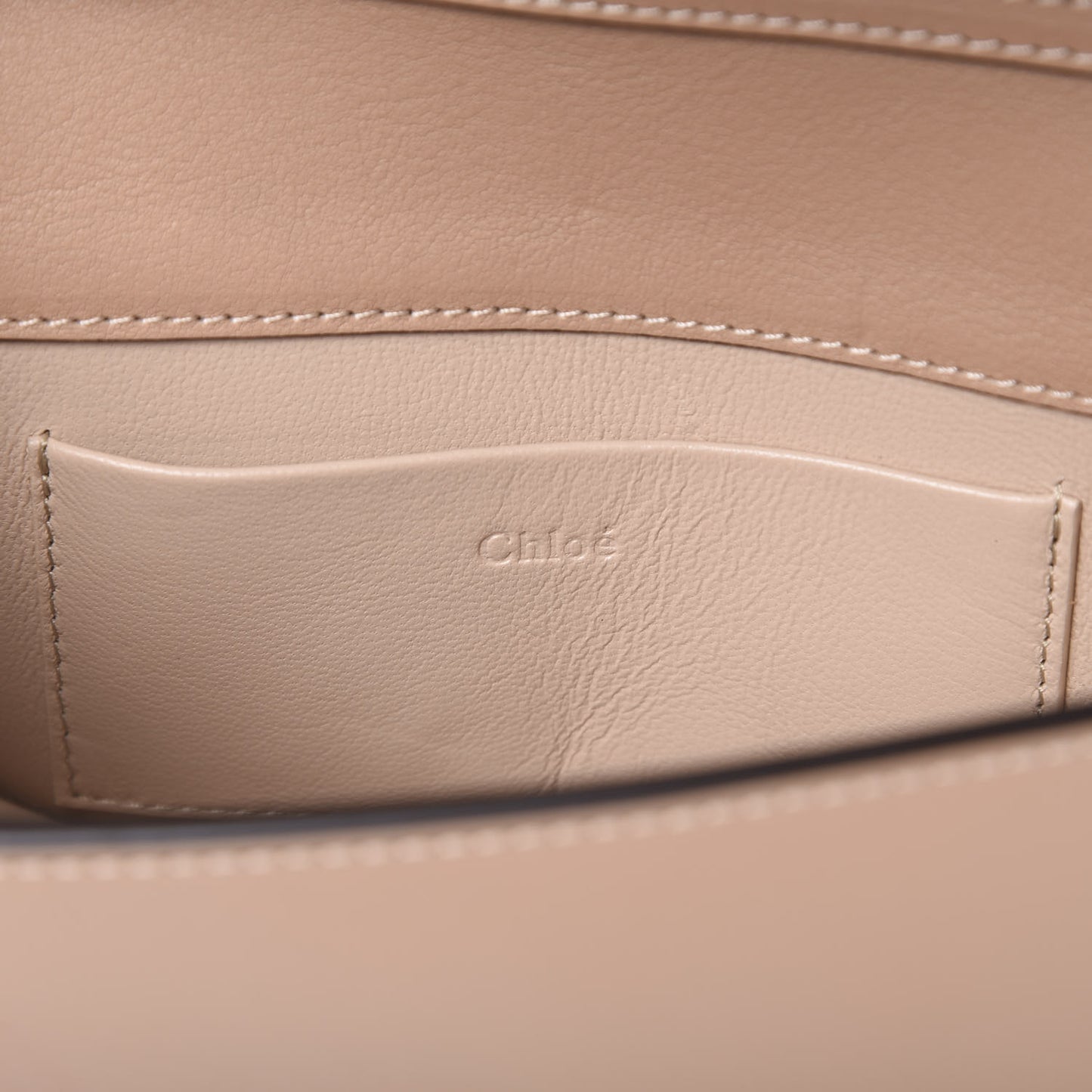Calfskin Small Nile Bracelet Minaudiere Bag Brown
