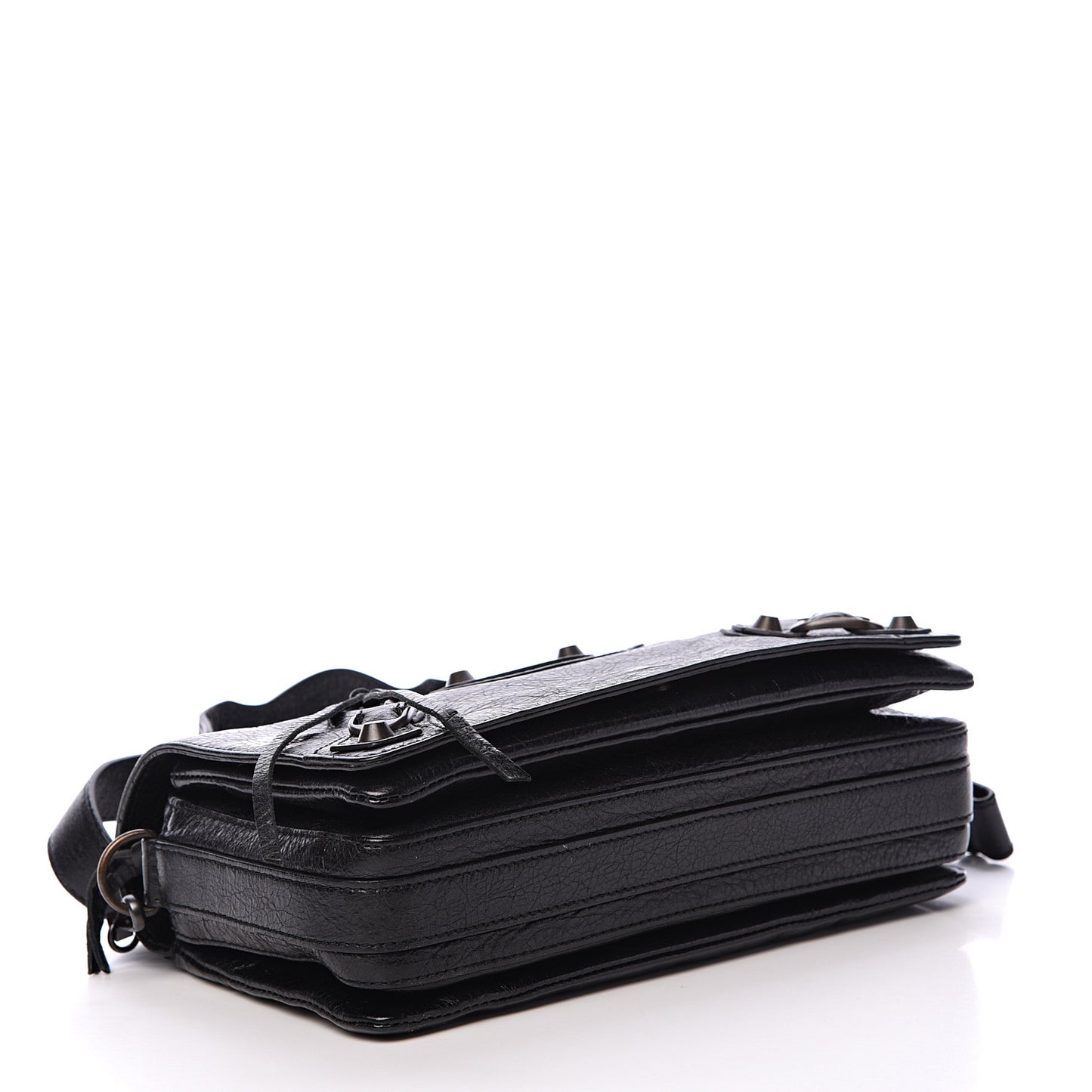 Agneau Classic Hardware Tool Kit Crossbody Black