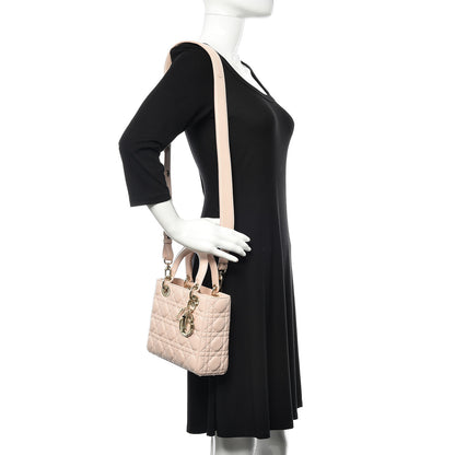 Christian Dior Lambskin Cannage Small Lucky Badges My Lady Dior Pink 2 of 12