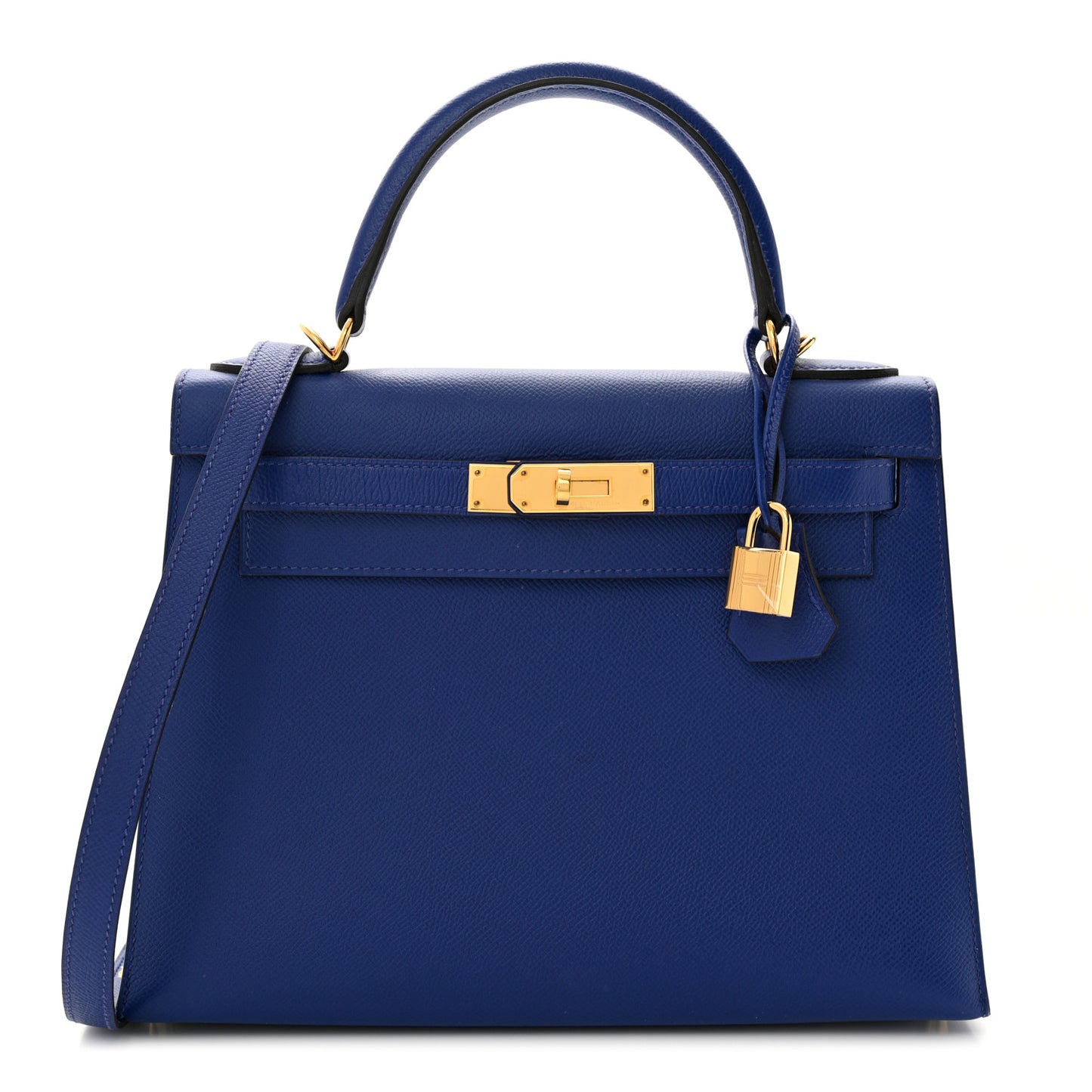 Epsom Kelly Sellier 28 Bleu Electrique
