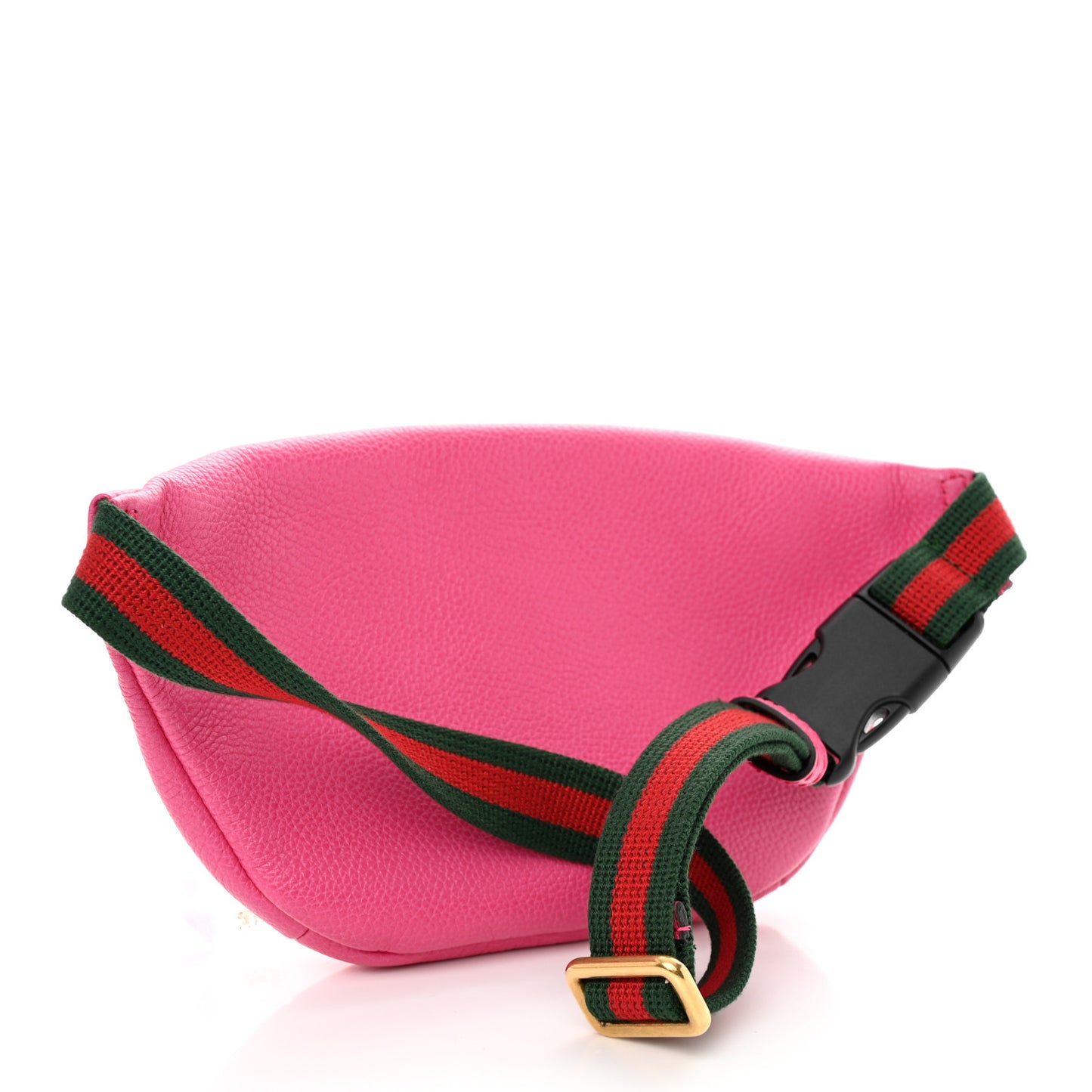 Grained Calfskin Small Logo Belt Bag Box Pink Green