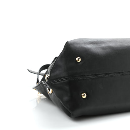Salvatore Ferragamo Calfskin Medium Sofia Satchel Black 7 of 8