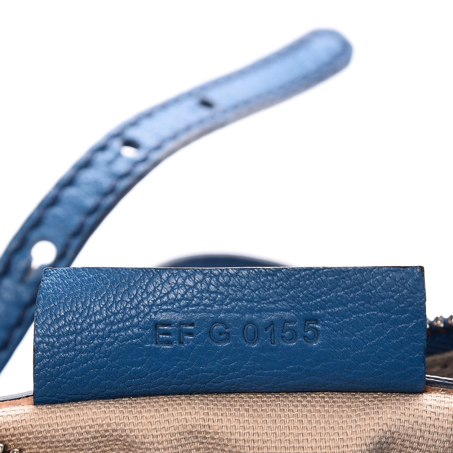 Sugar Goatskin Mini Pandora Medium Blue