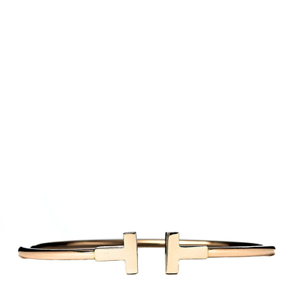 Tiffany 18K Rose Gold T Wire Bracelet 1 of 4