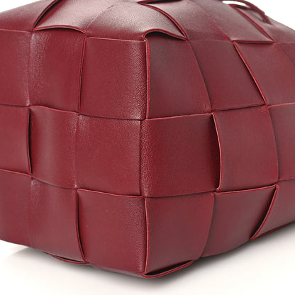 Bottega Veneta Nappa Maxi Intrecciato Small Cassette Bucket Bag Bordeaux 8 of 8