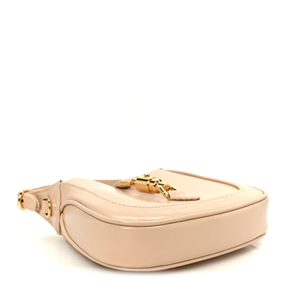 Gucci Boarded Dyana Lux Calfskin Nano Jackie 1961 Hobo Souffle Rose 4 of 10