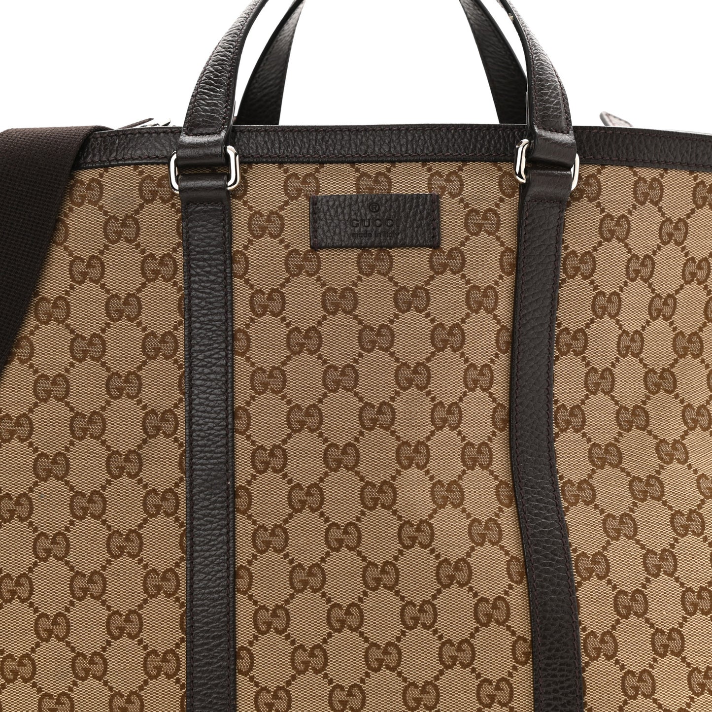 GG Monogram Large Joy Tote Bag Dark Brown