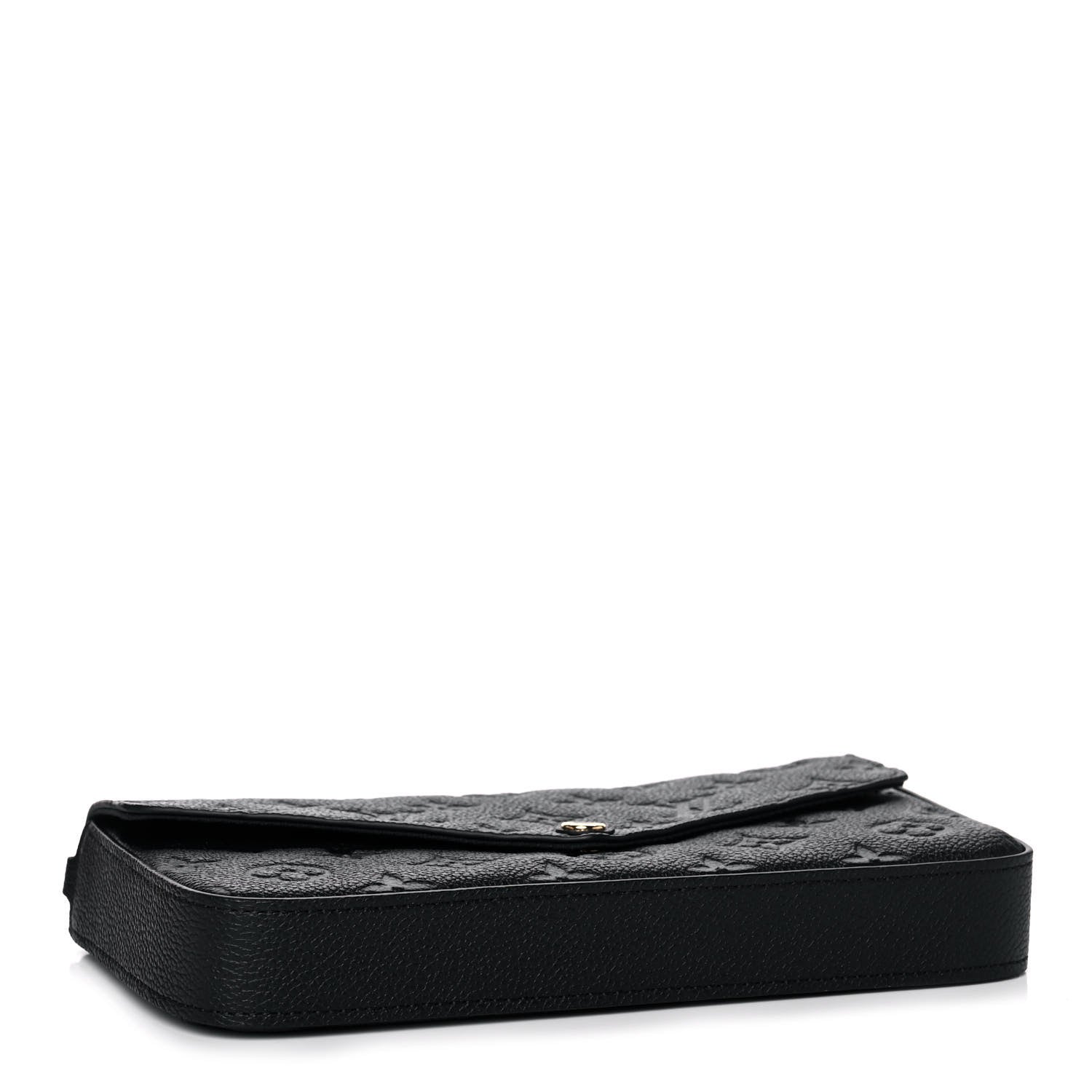 Louis Vuitton Empreinte Pochette Felicie Chain Wallet Black 5 of 12
