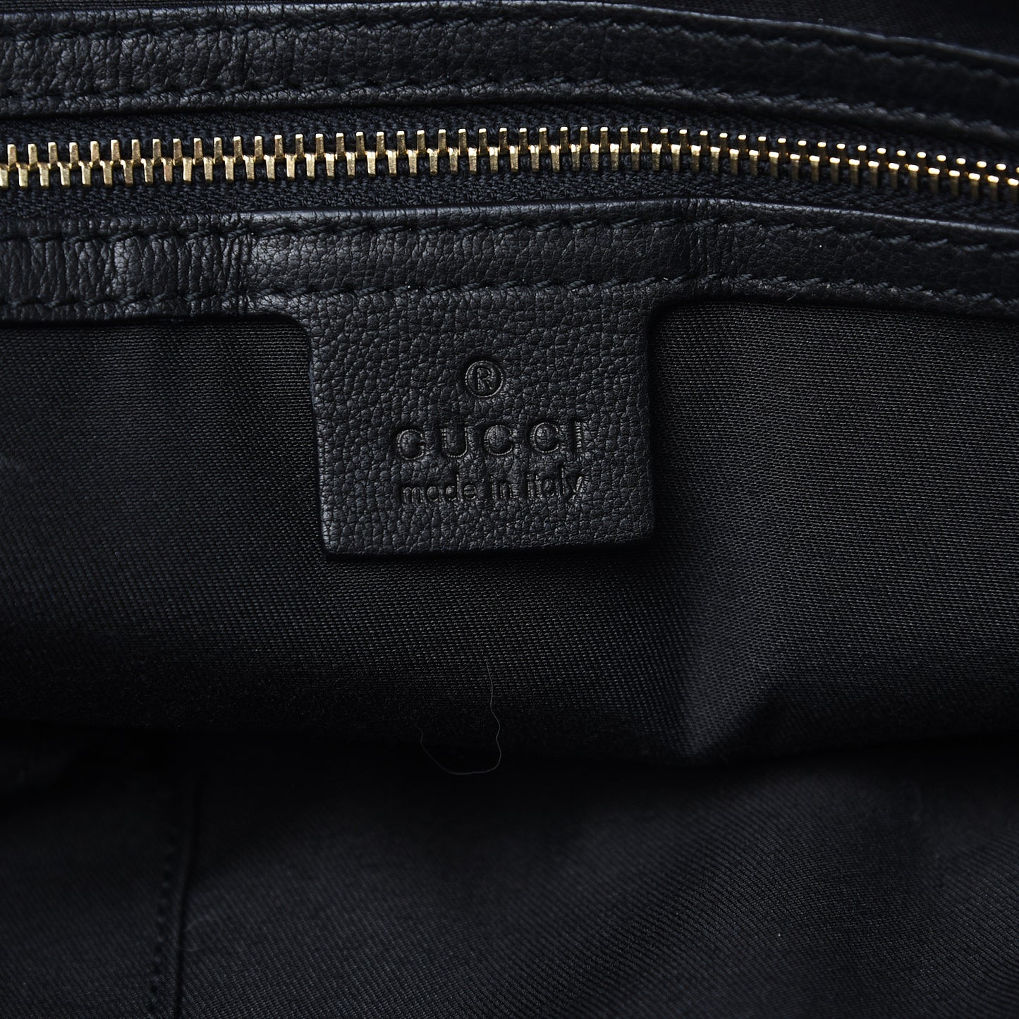 Pebbled Calfskin Chain Web Shoulder Bag Black