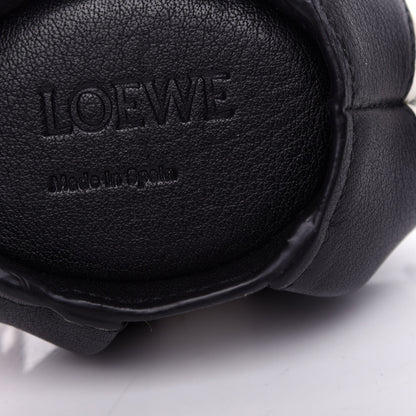 Loewe Calfskin Panda Coin Pouch Bag Charm Key Holder Black White 6 of 6