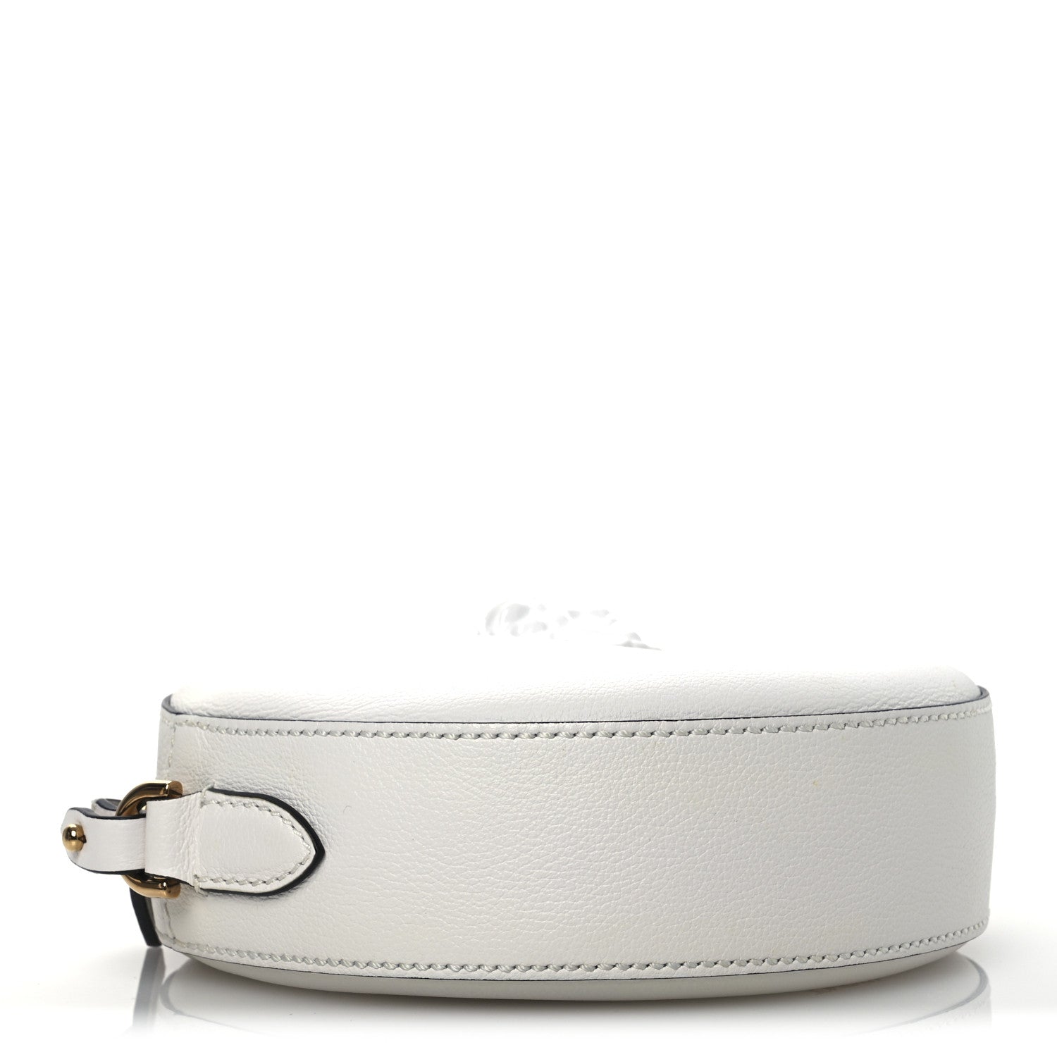 Versace Calfskin La Medusa Round Camera Bag White 9 of 10
