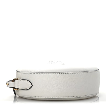 Versace Calfskin La Medusa Round Camera Bag White 9 of 10