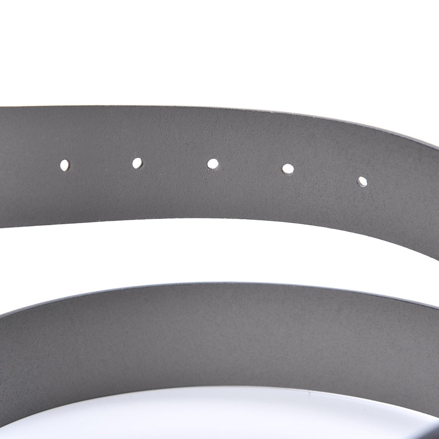 Calfskin Interlocking G Belt 85 34 Grey