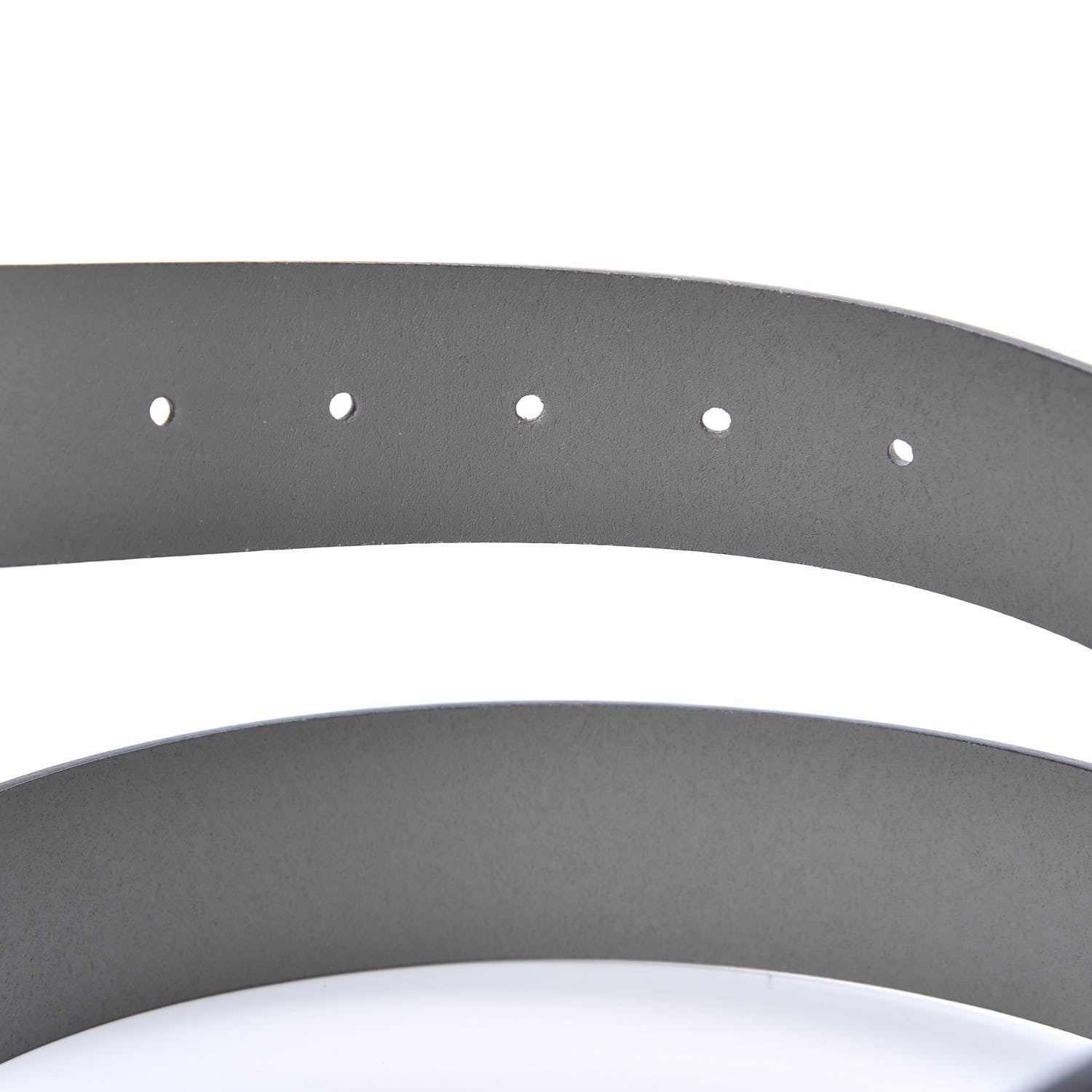 Gucci Calfskin Interlocking G Belt 85 34 Grey 3 of 4
