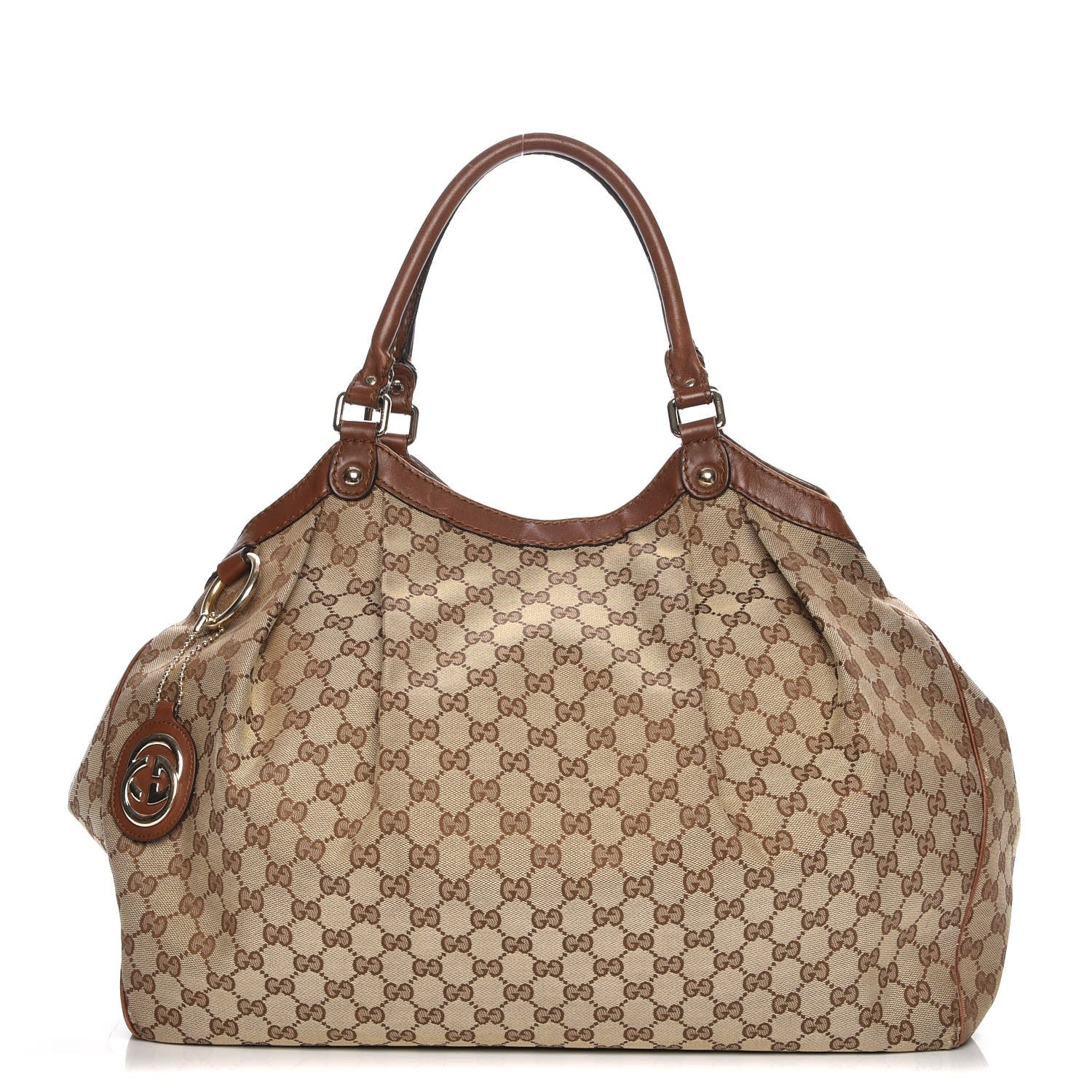 Gucci Monogram Large Sukey Tote Brown 1 of 9