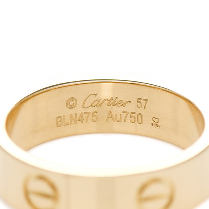 Cartier 18K Yellow Gold 5.5mm LOVE Ring 57 8 4 of 4