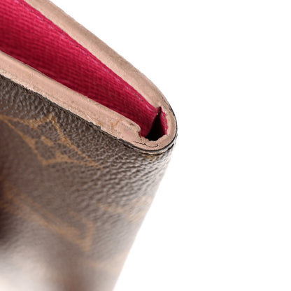 Louis Vuitton Monogram Bloom Flower Emilie Wallet Fuchsia 12 of 12