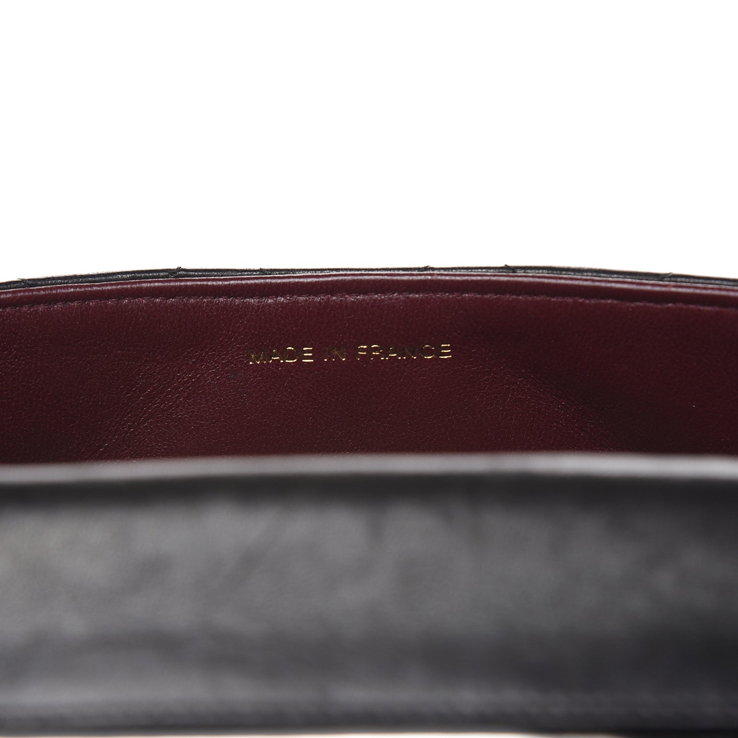 Lambskin Quilted East West Flap Black