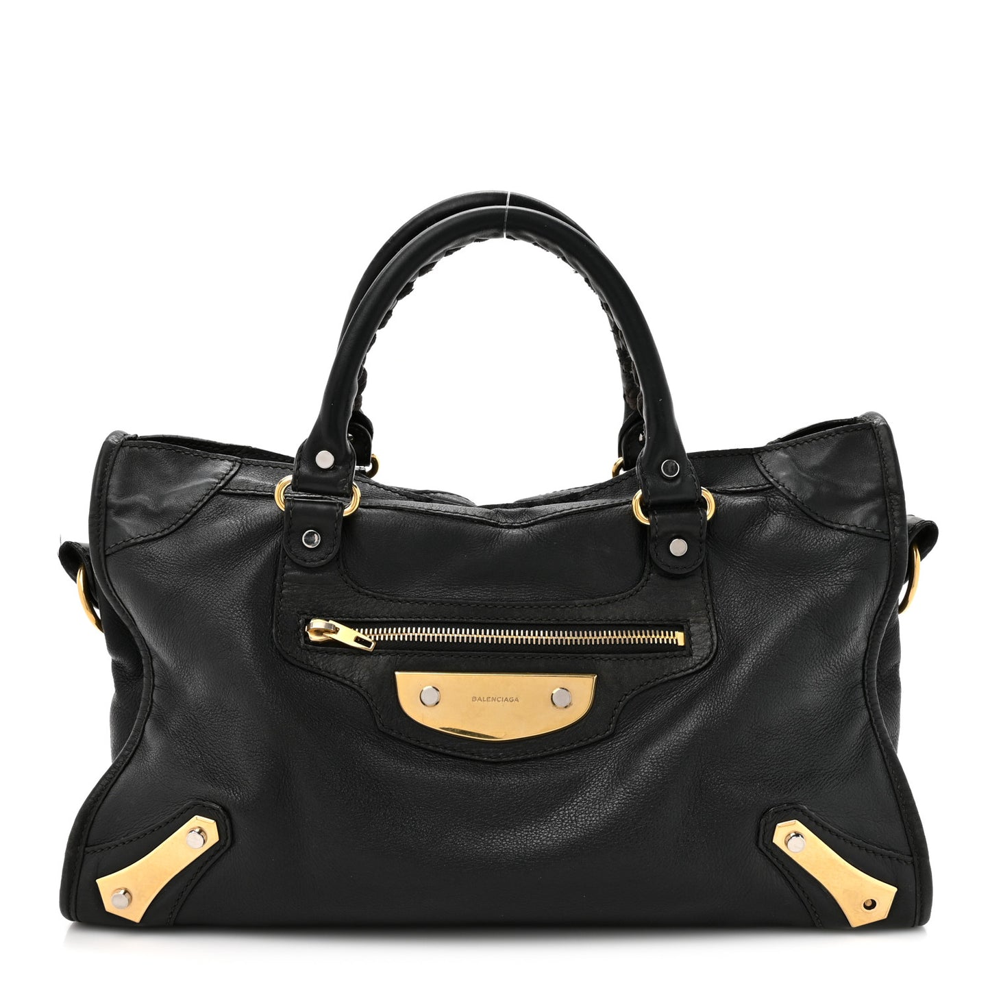 Veau Amp Plate Gold Hardware City Black