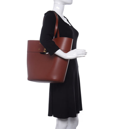 Chloe Smooth Grained Calfskin Medium Aby Tote Sepia Brown 2 of 11