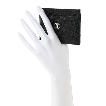 Chanel Caviar Quilted Card Holder Black 2 of 9