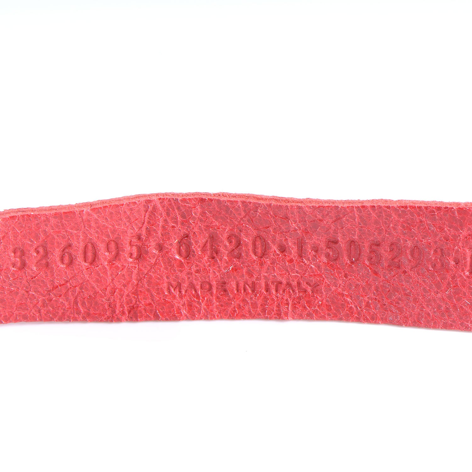 Balenciaga Agneau Giant Bracelet Red 8 of 8