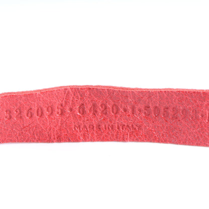 Balenciaga Agneau Giant Bracelet Red 8 of 8