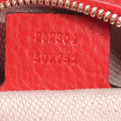 Gucci Pebbled Calfskin Large Soho Hobo Red 6 of 7
