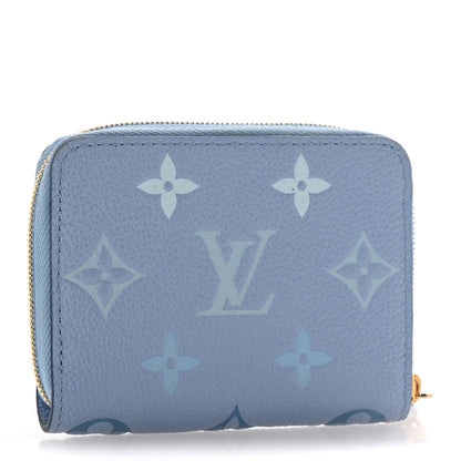Louis Vuitton Empreinte Monogram Giant By The Pool Zippy Coin Purse Summer Blue 3 of 10