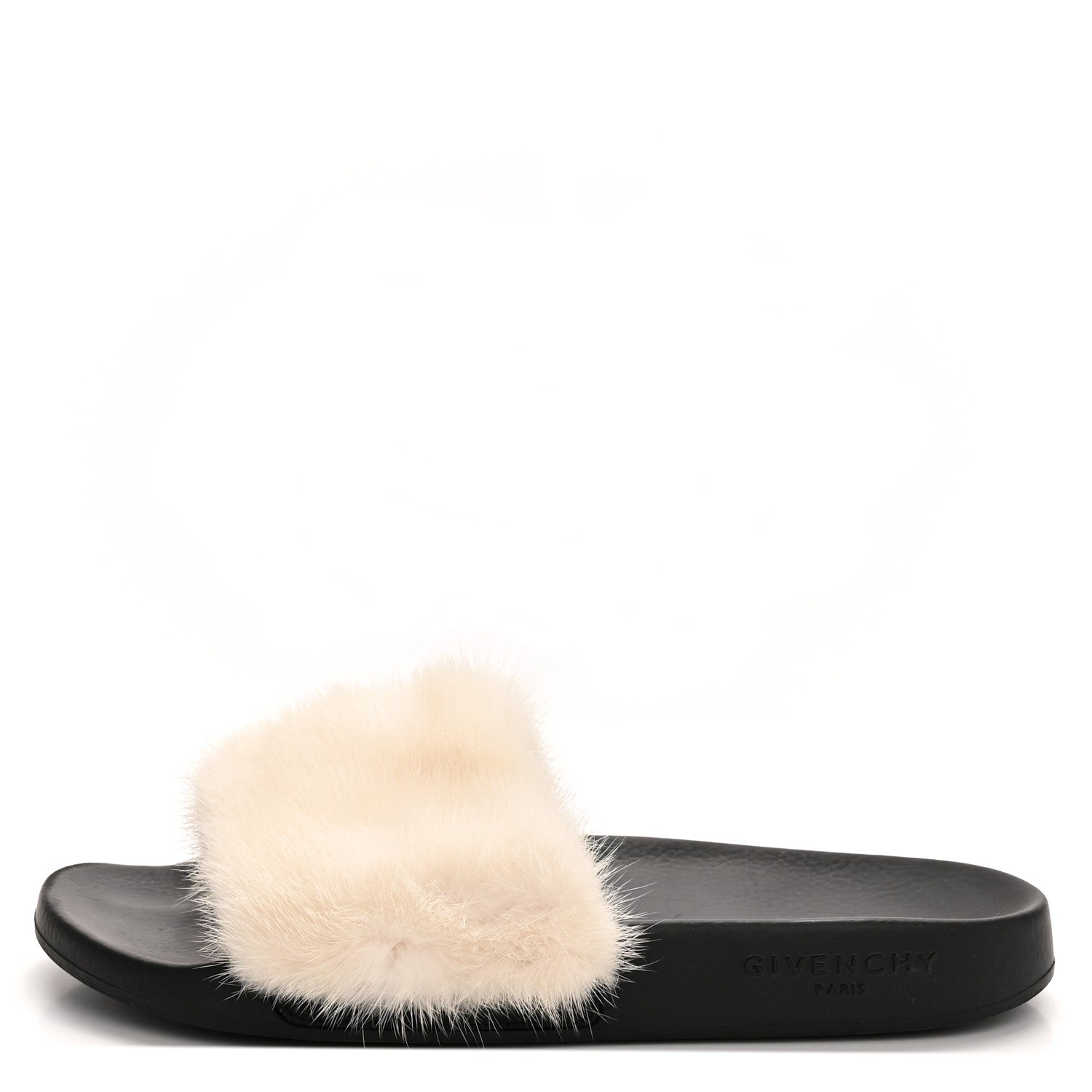 Givenchy Mink Rubber Slide Sandals 39 White 1 of 9