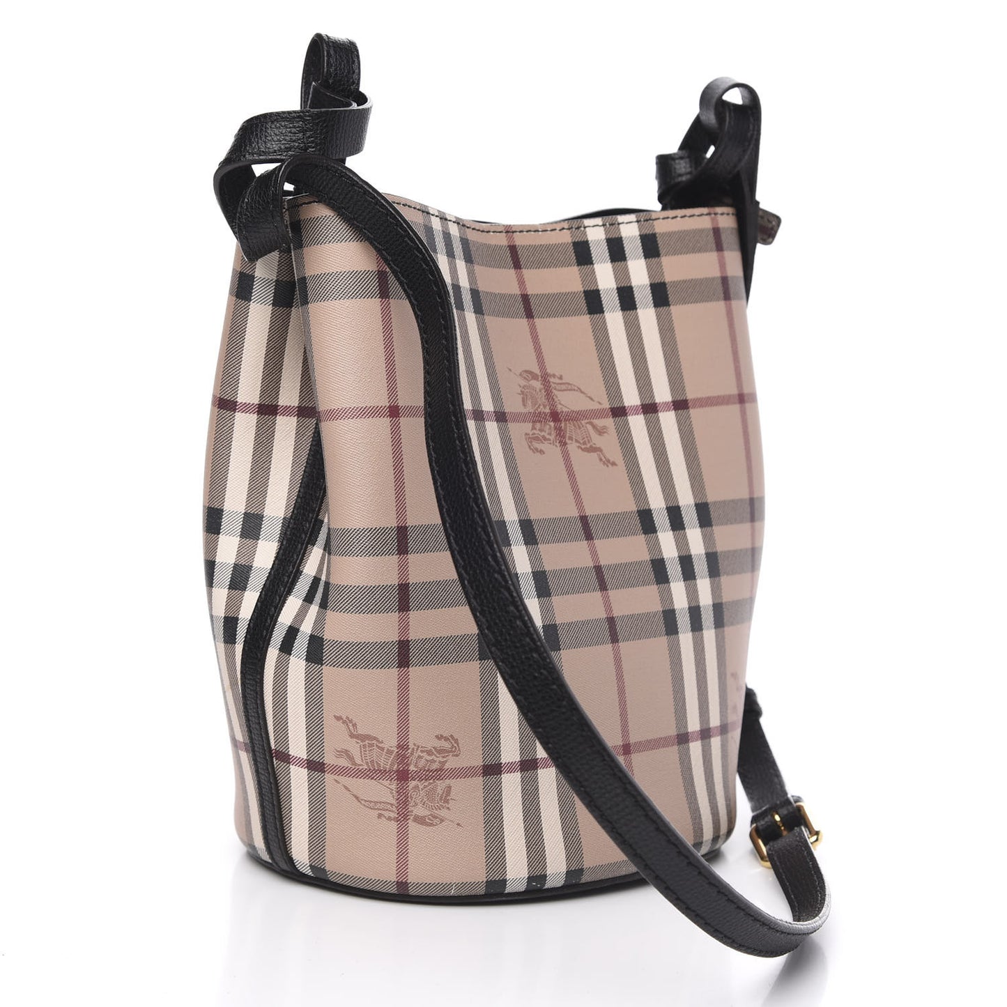 Haymarket Check Colours Small Lorne Bucket Crossbody Black