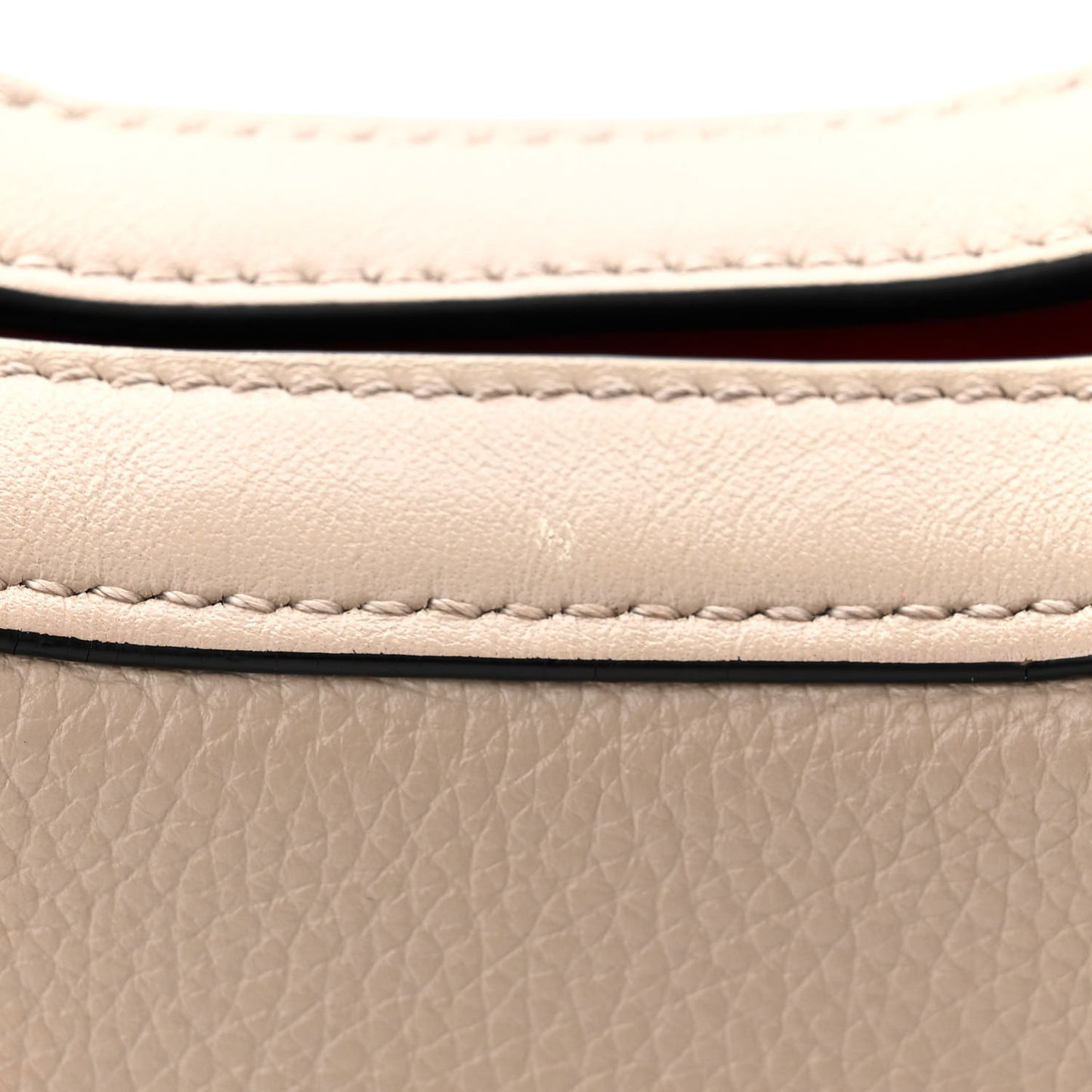 Grained Calfskin Carasky Shoulder Bag Feve