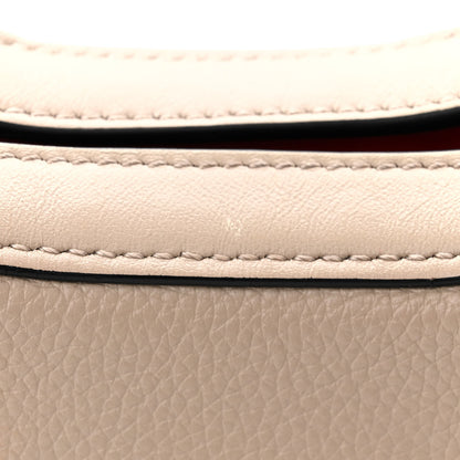 Christian Louboutin Grained Calfskin Carasky Shoulder Bag Feve 12 of 14