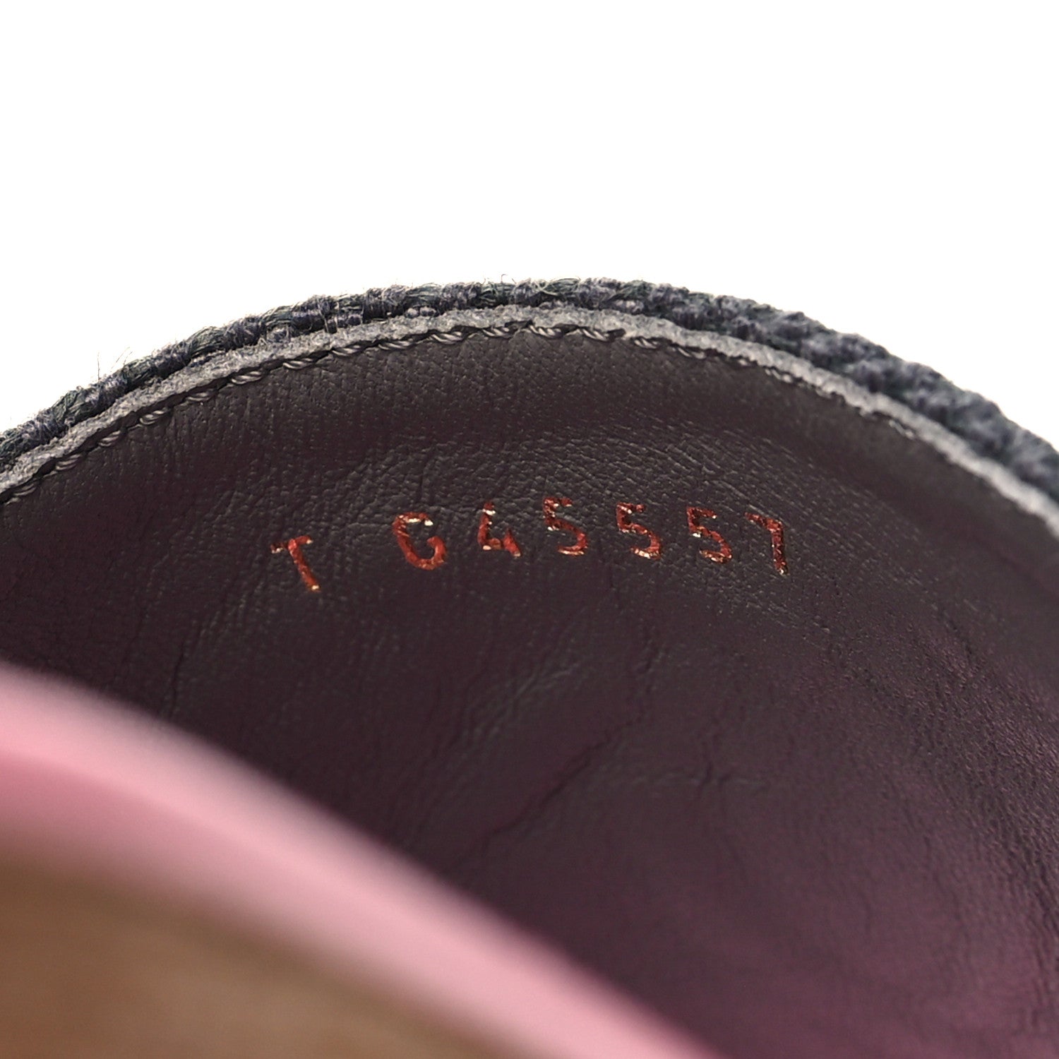 Chanel Fabric Suede Calfskin Wooden CC Clogs  37 Dark Grey Fuchsia 7 of 10