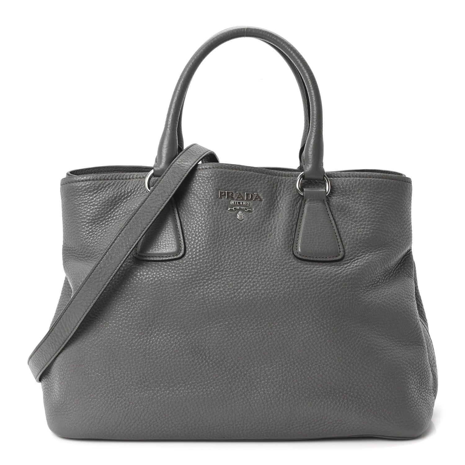 Prada Vitello Daino Tote Marmo 1 of 10