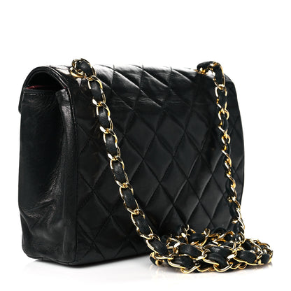 Chanel Lambskin Quilted Mini Flap Black 2 of 11
