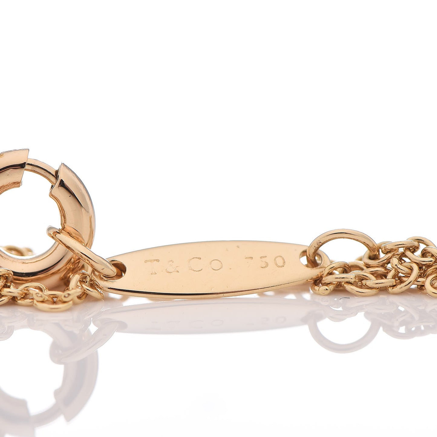18K Yellow Gold Diamond .09ct Elsa Peretti Diamonds by the Yard Bracelet